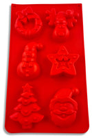 1 x Brand New Pritogo Christmas silicone mold, baking mold, Advent, muffin, Santa Claus, snowman, star, Christ child, angel - BPA-free - RRP €10.07