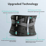 1 x RAW Customer Returns AGPTEK Lumbar Back Support Belt, Comfortable and Breathable Lumbar Support Belt for Men and Women, to Relieve the Pain of Herniated Disc, Sciatica, Scoliosis M 85-105cm  - RRP €35.99