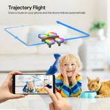 1 x RAW Customer Returns Tomzon mini drone with camera 1080P for children and beginners RC quadrocopter with LED light, helicopter remote controlled, drone toy indoor 360 propeller protection long flight time throwing go 3D flip drone - RRP €49.99