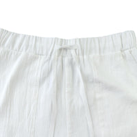 1 x RAW Customer Returns LVCBL Summer Men s Pants Casual Drawstring Beach Pants with Elastic Waist White 2XL - RRP €27.98