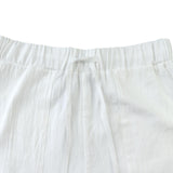 1 x RAW Customer Returns LVCBL Summer Men s Pants Casual Drawstring Beach Pants with Elastic Waist White 2XL - RRP €27.98