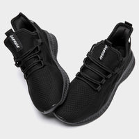 1 x RAW Customer Returns Oltyutc Shoes Men Running Shoes Sports Shoes Sneakers Summer Shoes Lightweight Slip on Sneakers Street Running Shoes Outdoor Gym Casual Shoes Black Men EU 46 - RRP €25.99