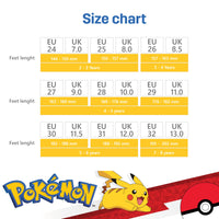 1 x RAW Customer Returns POKEMON children s shoes from 2 to 8 years, shoes for boys or girls with Pikachu motif 26 EU, great sneakers with zipper, sneakers ideal for toddlers in kindergarten or school, blue - RRP €32.99