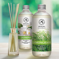 1 x RAW Customer Returns Room fragrance diffuser refill Lemongrass Jasmine 1L - 2x500ml - refill set for fragrance diffuser - reed diffuser refill - room fragrance - room fragrance - diffuser refill - room air - RRP €40.33