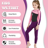 1 x RAW Customer Returns Gogokids Children s Wetsuits - Boys Girls Rash Guard One-Piece Thermal Swimsuits 2.5mm Neoprene Diving Suit Snorkeling Suit UV Protection 50  - RRP €40.99