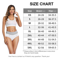 1 x RAW Customer Returns wirarpa Underpants Ladies Cotton Underwear Women Waist Briefs High Waist Briefs 5 Pack Size L - RRP €27.5