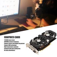 1 x RAW Customer Returns GTX 1060 Graphics Card, Computer Graphics Card 6GB GDDR5 192 Bit with Two Fans 4K HDR Technology 8008 MHz GTX1060 Gaming Graphics Card with HDMI DVI DP Display Interface 6GB  - RRP €330.88