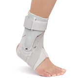 1 x RAW Customer Returns Chlffua ankle brace, adjustable foot brace, ankle support with PE board, strong stabilization ankle brace with velcro fastening for ankles, women and men M  - RRP €24.19