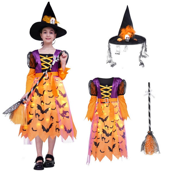 Brand New Job Lot Pallet - ZUCOS Kids Witch Costume - 54 Items - RRP €1079.46