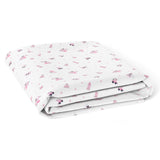 1 x RAW Customer Returns TWC Fitted cot sheet 120x60x15 cm mattress not included Pure organic cotton Super soft, absorbent and breathable twill fabric for newborns - Pink Bear 1 and 2 - RRP €30.46