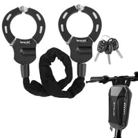 1 x RAW Customer Returns E Scooter Lock, Handcuff Lock, Lock for E Scooter with Scooter Bag, Bicycle Accessories, Cut-Resistant Roller Lock, Handcuff Cable Lock for Segway, Ninebot, Xiaomi, NIU Scooter - RRP €60.0