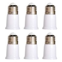 5 x Brand New OeyeO E27 Base Extension Adapter, E27 to E27 Adapter for Extended Portal Lamp, Converter for standard lamp, Pack of 6 - RRP €96.0