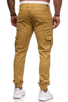 1 x RAW Customer Returns Cassiecy Cargo Pants Men Slim Fit Casual Jogger Chino Cargo Pants Stretch Jogging Pants Sports Pants Leisure Pants with Pockets Men s Pants Khaki, M  - RRP €30.24