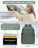 1 x RAW Customer Returns SZLX Travel Bags 45x36x20 Easyjet Backpack for Women Ryanair Backpack 40x20x25 Hand Luggage Waterproof Men s Trekking Backpack, Airplane Cabin Travel Bag Laptop Backpack with USB Charging Port - RRP €31.57