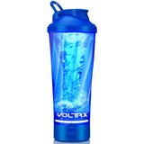 1 x RAW Customer Returns VOLTRX Electric Protein Shaker, Made with Tritan - BPA Free - 24oz 700ml Portable Vortex Mixer Cup USB Rechargeable Shaker Cups for Protein Shakes Blue  - RRP €31.99