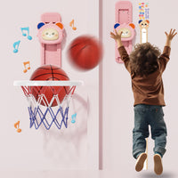 9 x Brand New Eppo Mini Basketball Hoop, Basketball Children s Set, High Jump Vote Counter for Children with 2 Balls and 1 Pump, Children s Toys from 3 to 7 Years Gifts Pink  - RRP €170.91