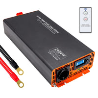 1 x RAW Customer Returns DATOUBOSS Inverter 12v to 230v 2000W 4000W Pure Sine Wave Voltage Converter Power Inverter with LCD Screen 1 Type-c and 1 USB Ports for Motorhome Car - RRP €181.4