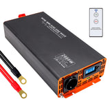 1 x RAW Customer Returns DATOUBOSS Inverter 12v to 230v 2000W 4000W Pure Sine Wave Voltage Converter Power Inverter with LCD Screen 1 Type-c and 1 USB Ports for Motorhome Car - RRP €201.56