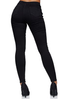 1 x RAW Customer Returns Elara Women s Jeans High Waist Slim Fit Chunkyrayan 201D Schwarz 42 XL  - RRP €26.72