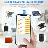 1 x RAW Customer Returns Smart Tracker Tag, Baceyong Key Finder Key Finder 4 Pack, Bluetooth 4.0 Wireless Remote Finder Compatible with iOS Android, for Keys Wallet Phone, 20-25M 66-82FT Distance - RRP €24.79