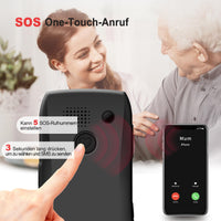 1 x RAW Customer Returns artfone C1 4G senior mobile phone without contract with large buttons, pensioner large button mobile phone with charging station, GSM mobile phone with 1.8 inch color display, SOS emergency call button, 1800mAh  - RRP €48.99