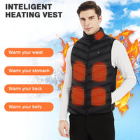 1 x RAW Customer Returns Heated vest for men and women, winter heated vest with 11 heating areas, winter jacket, heated vest with 3 adjustable temperatures, USB electric heated jacket for outdoor hiking, camping XL  - RRP €27.6