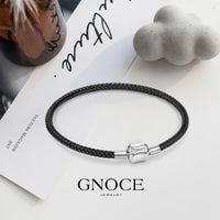 1 x RAW Customer Returns GNOCE Charm Bead Red Basic Bracelet with 2Pcs Charm Bracelet for Teen Girls Women Jewelry Valentine s Day Mother s Day Gift 19, Black  - RRP €39.95