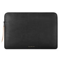 1 x RAW Customer Returns Comfyable Laptop Sleeve Compatible with 13 Inch MacBook Pro MacBook Air M3 M2 M1 MacBook Pro 14-in M3 M2 2023, PU Leather Laptop Bag 13-14 Inch Waterproof Protective Case for Mac, Black - RRP €29.7