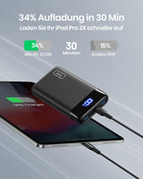 1 x RAW Customer Returns INIU Power Bank, 22.5W Powerbank Small But Strong 20000mAh USB C Input Output , PD 3.0 QC 4.0 External Cell Phone Batteries with LED Display, Compatible with iPhone 15 14 13 12 Pro Max Mini Samsung iPad Huawei - RRP €25.7