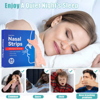 18 x Brand New Emooncn Nose Patches, 50 Pack Nose Patches Snoring Nose Patches Better Breathing Nose Stripes Sleeping Anti Snoring Patch for Sports Sleep Snoring Stopper Against Snoring, One Size L - RRP €324.0