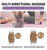 1 x Brand New Orrdiffi peanut massage ball, fascia ball set single ball double ball , ideal for self myofascial trigger point release, for relaxing the fascia, neck, acupressure and back muscles - RRP €36.0