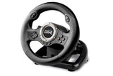 1 x RAW Customer Returns JINSHU GTR RACING WHEEL - INDECA Racing Wheel with Pedals compatible with Playstation 4, Playstation 3, Switch and PC  - RRP €67.99