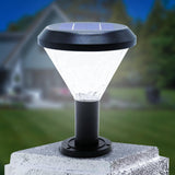 1 x RAW Customer Returns Vicyol S D Outdoor Solar Post Lantern, LED Pedestal Lamp, Waterproof Spotlight with Remote Control and Smart Start for Garden, Patio, Terrace Lighting. - RRP €49.57