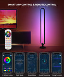 1 x Brand New LED floor lamp living room dimmable RGB light with 6 color modes and music sync modes, U-shaped floor lamp with intelligent APP control for TV ambient lighting, gaming, party, PC, room decoration - RRP €52.44