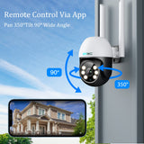 1 x RAW Customer Returns SV3C surveillance camera outdoor WLAN, PTZ WLAN IP camera surveillance outdoor with automatic tracking, 1080P color night vision, 2-way audio, humanoid detection, waterproof, 24 7 recording - RRP €50.41