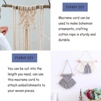 6 x Brand New DXRPO Macrame Yarn 2mmx220m, Cotton Yarn Macrame, Macrame Cord for DIY Macrame Wall Hanging, Macrame Hanging Basket, Christmas Decoration, Gifts for Good Friends, Plant Hanger Boho Decoration, Brown - RRP €64.86