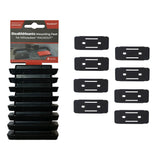 1 x RAW Customer Returns StealthMounts Mounting Feet for Milwaukee Packout System Black Robust attachment for tool cases Safe and stable assembly Compatible with the Milwaukee Packout System - Pack of 8 - RRP €21.5