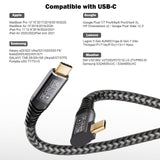 1 x RAW Customer Returns CAKOBLE USB C to USB C Cable 2M, 20Gbps USB C 3.2 USB 3.2 Gen2 2 Charging Cable USB C 4K 60Hz Video Transfer, 100W Right Angle USB C Cable for MacBook Pro, Samsung Galaxy, xiaomi - RRP €16.99