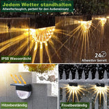 1 x RAW Customer Returns Solar lamps for outdoor garden, waterproof solar lamp for garden decoration Pack of 4 LED garden lamps for patio, garden, steps and stairs, 2 modes LED warm white color changing lighting 4  - RRP €24.85