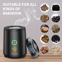 1 x RAW Customer Returns Telawah Portable Mini Incense Burner Bakhoor Rechargeable USB Aroma Diffuser Electric Arabic Incense Holder Muslim Home Decor - RRP €36.99