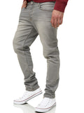 1 x RAW Customer Returns Elara Men s Jeans Slim Fit Trousers Denim Stretch Chunkyrayan NEW 16533-Gray-31W 30L - RRP €32.03