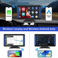 1 x RAW Customer Returns Hikity Wireless Apple CarPlay Car Radio with Screen Android Auto Radio with Bluetooth 7 Inch Touch Display Radio FM EQ AUX Rear View Camera - RRP €74.5