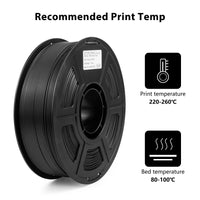 1 x RAW Customer Returns IEMAI ABS Carbon Fiber Filament 1.75 mm, 3D Printer Filament ABS, Carbon Fiber Filament 1.75 ABS Filled with 20 Carbon Fiber, ABS Filament 1.75 mm, Matte Black 1 kg Spool - RRP €36.99