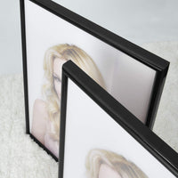 1 x RAW Customer Returns Alishomtll picture frame DIN A3 picture frame set of 5, 29.7 x 42 cm, photo frame plastic frame poster frame set made of shatter-proof plexiglass for hanging up several pictures photos black - RRP €37.3