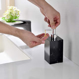 1 x RAW Customer Returns Superior Interior Soap Dispenser Black 500ml in Marble Look for Bathroom Kitchen Refillable Dishwasher Dispenser, Soap Dispenser, Pump Dispenser, Foam Dispenser, Shampoo Bottles for Filling Black  - RRP €16.99