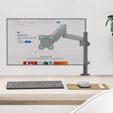 1 x RAW Customer Returns ONKRON PC monitor mount vertical for 13-34 inch screen up to 8 kg, monitor desk mount VESA 75x75 100x100 - screen mount 1 monitor swivel arm tiltable rotatable black G70-B - RRP €58.01