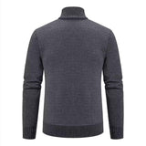 3 x Brand New Shuanghao Men s Knitted Jackets Cardigan Sweatshirt Sweater Jumper High Collar Stylish Norwegian Winter Warm Outdoor Thick Fleece Inside Knitted Leisure Pullover for Men Gray M - RRP €95.94