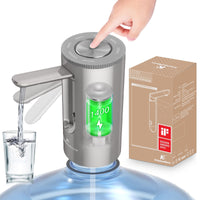 1 x RAW Customer Returns KitchenBoss Water Bottle Pump Bottle Water Dispenser USB Charge Electric Water Dispenser, 1-5 Gallon Portable Water Dispenser Pump - RRP €20.99