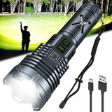 1 x RAW Customer Returns Amzyigou LED Flashlight 150,000 Lumens - RRP €45.99