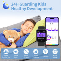 1 x RAW Customer Returns JUBUNRER Smartwatch Kids Boys Girls Children s Watch Heart Rate Sleep Pedometer Alarm Clock Sport Game IP68 Waterproof Fitness Tracker Fitness Watch Children Watch Smart Watch Kids for Teenager Gifts - RRP €37.99